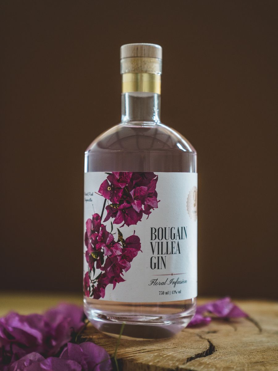 Bougainvillea Gin, 9 Orphans Distillery